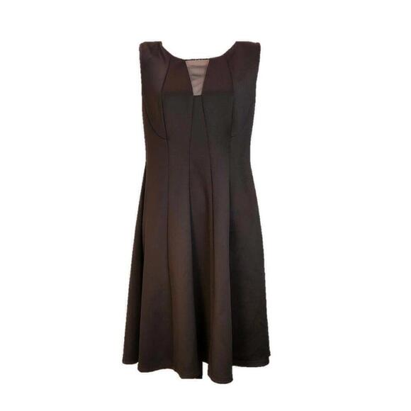 Connected Apparel Women’s Dress Size 12 – Black Sleeveless Knee-Length Cocktail - Picture 1 of 15